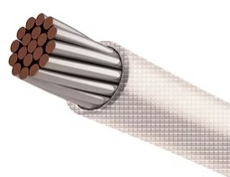 Corte de cable de alta temperatura con trenza de fibra