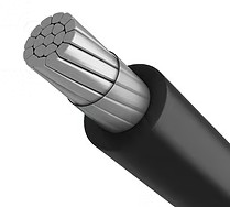 Corte de cable monopolar de aluminio