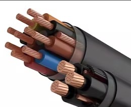 Corte de cable multiconductor de control y potencia
