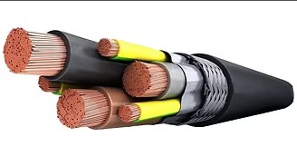 Corte de cable conforme a norma IEC